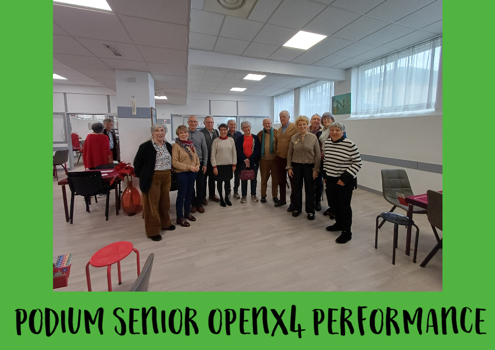 Finale de Comité Senior OpenX4 Performance à Limoges