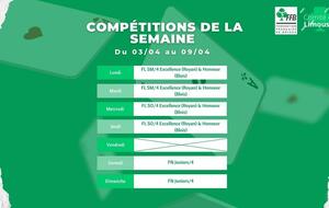 Programme de la semaine	