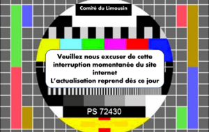 Reprise de l'actualisation du Site Internet