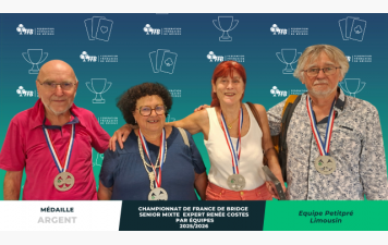 Equipe PETITPRE, vice-championne de France Senior mixte X quatre Expert
