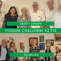 Finale de comité du Challenge x 2 été à Saint-Junien et Souillac