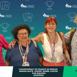 Equipe PETITPRE, vice-championne de France Senior mixte X quatre Expert